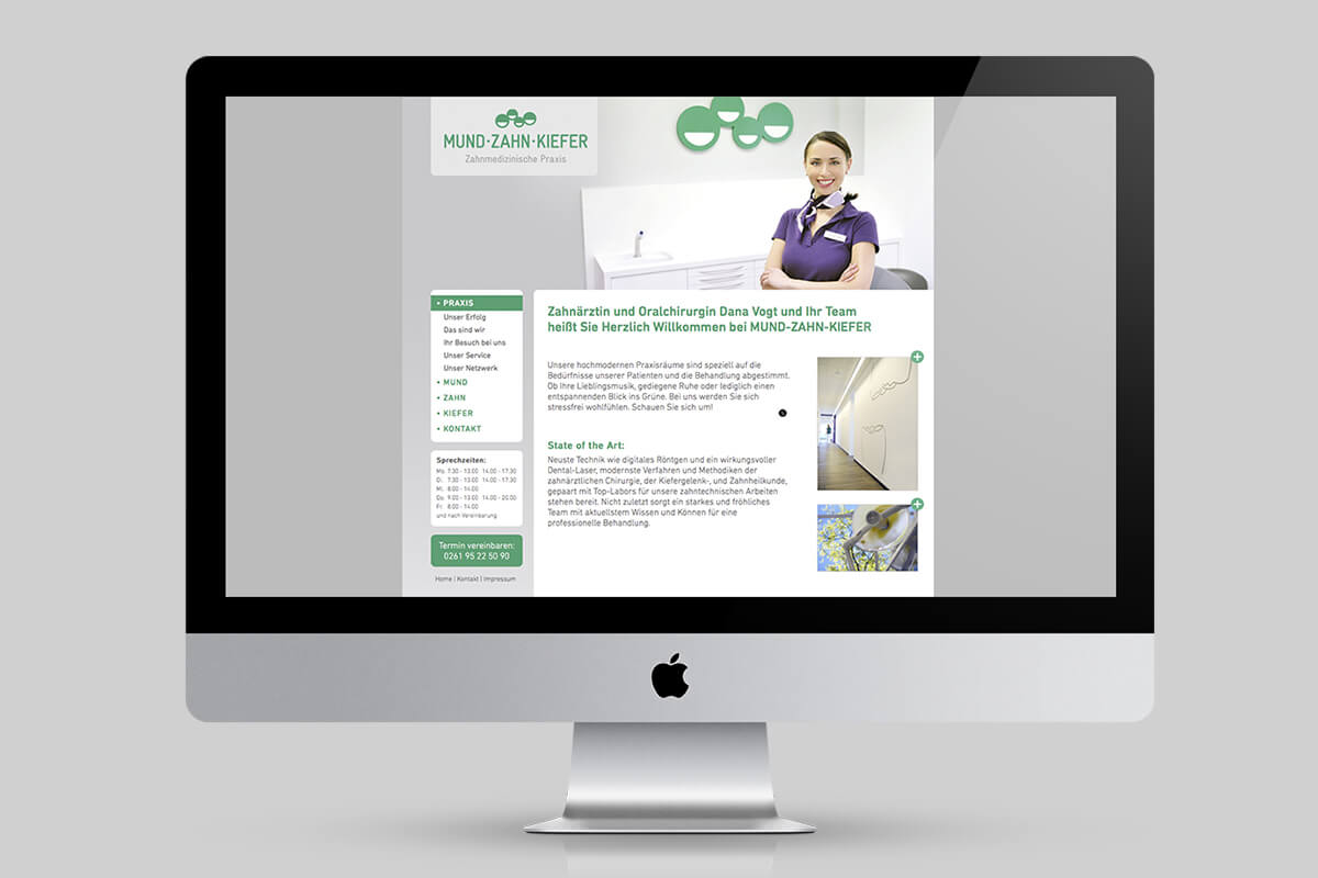 Zahnarzt Website