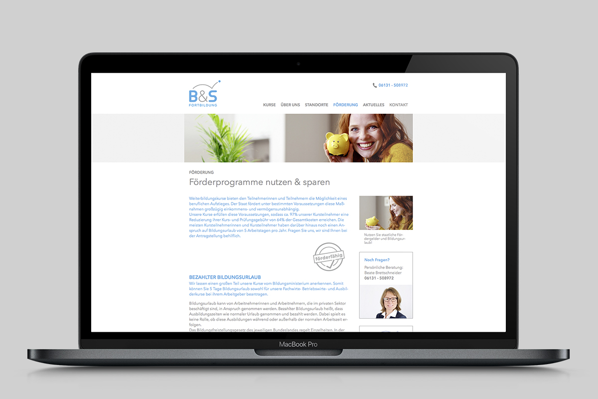 IHK Weiterbildung Mainz Website